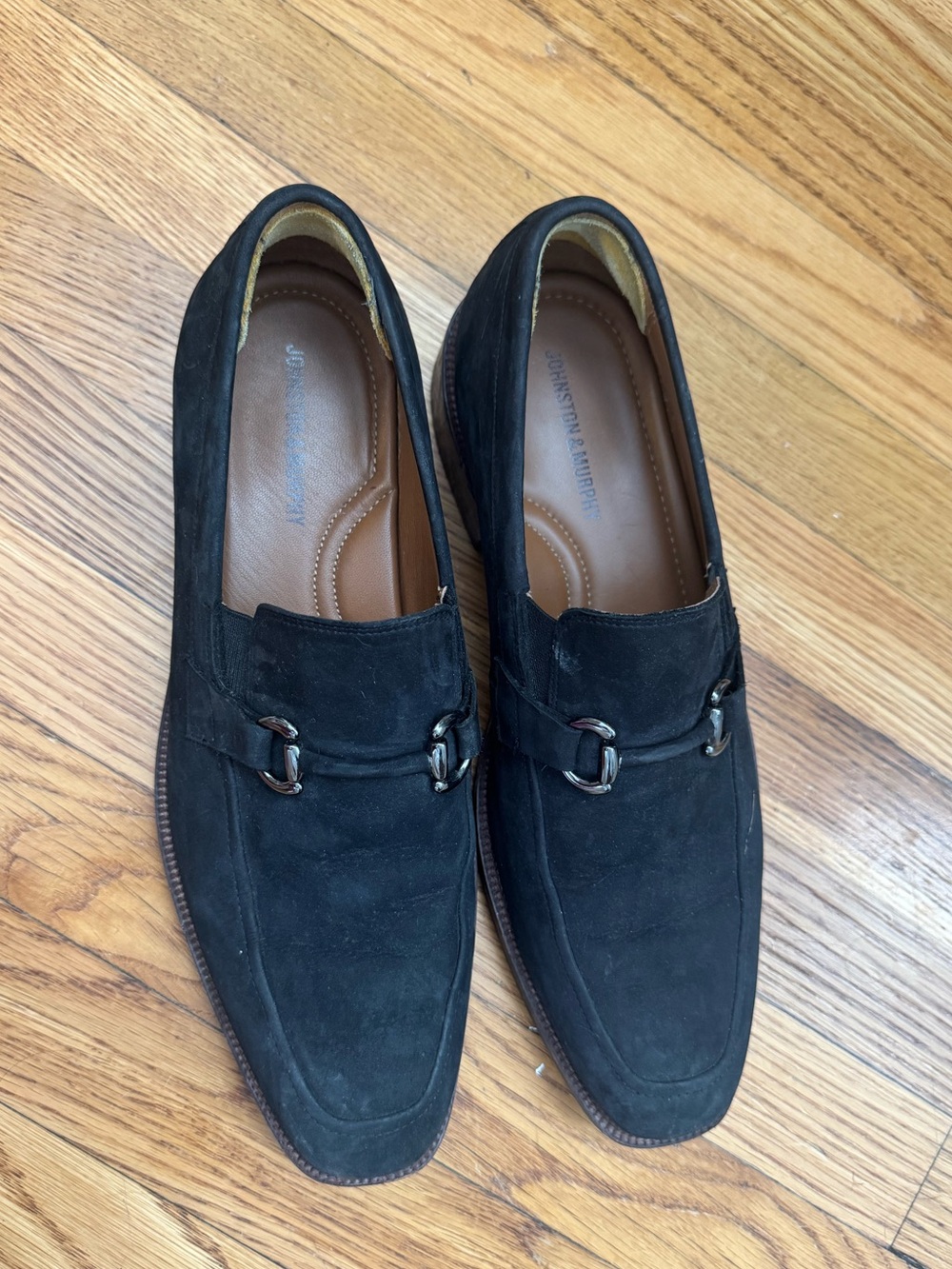 Black Suede Men’s Johnston&Murphy Loafers - Slip-On